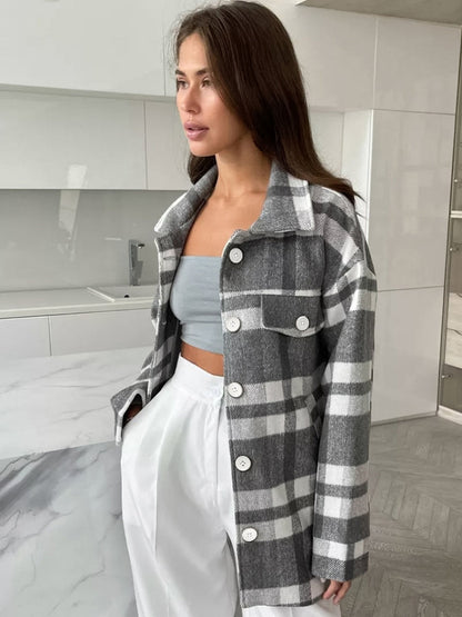 Plaid Relaxed Shirt