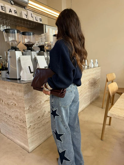 Casual Star Straight Jeans